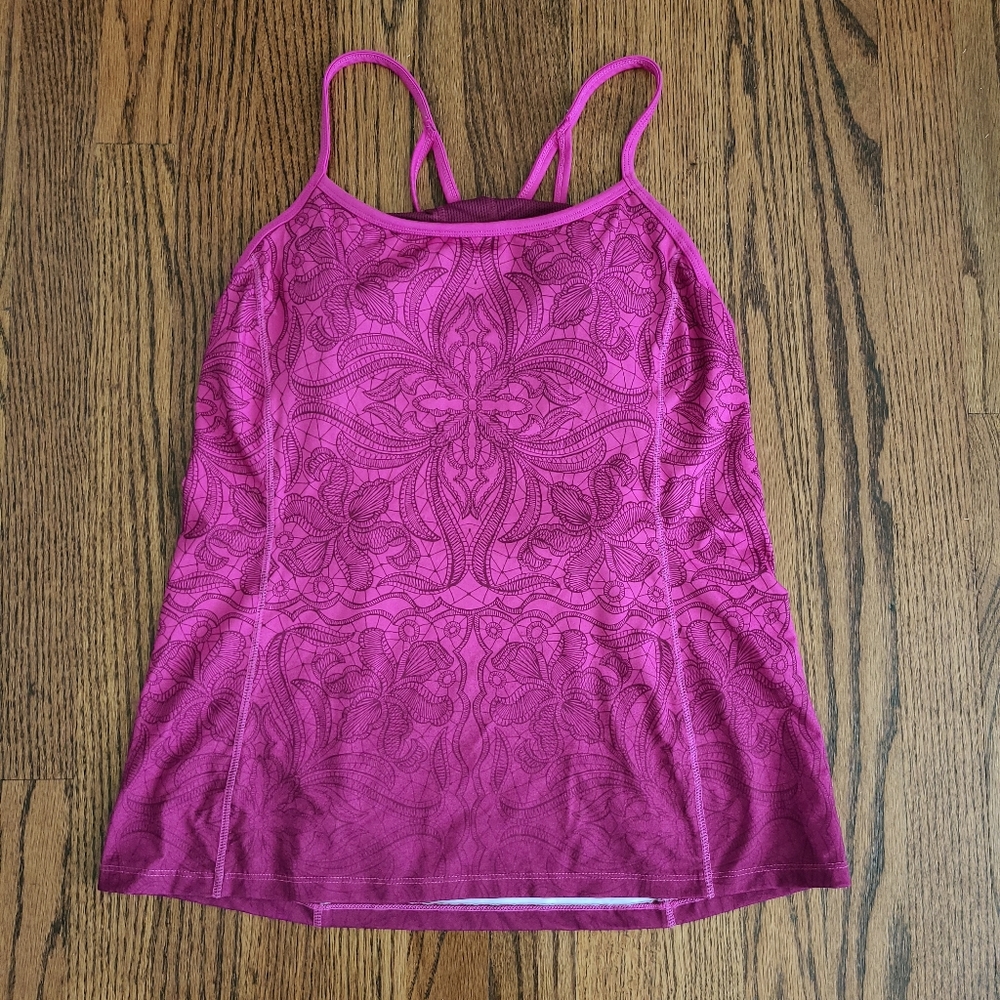Athleta Harmonious Strappy Cami Top in Pink